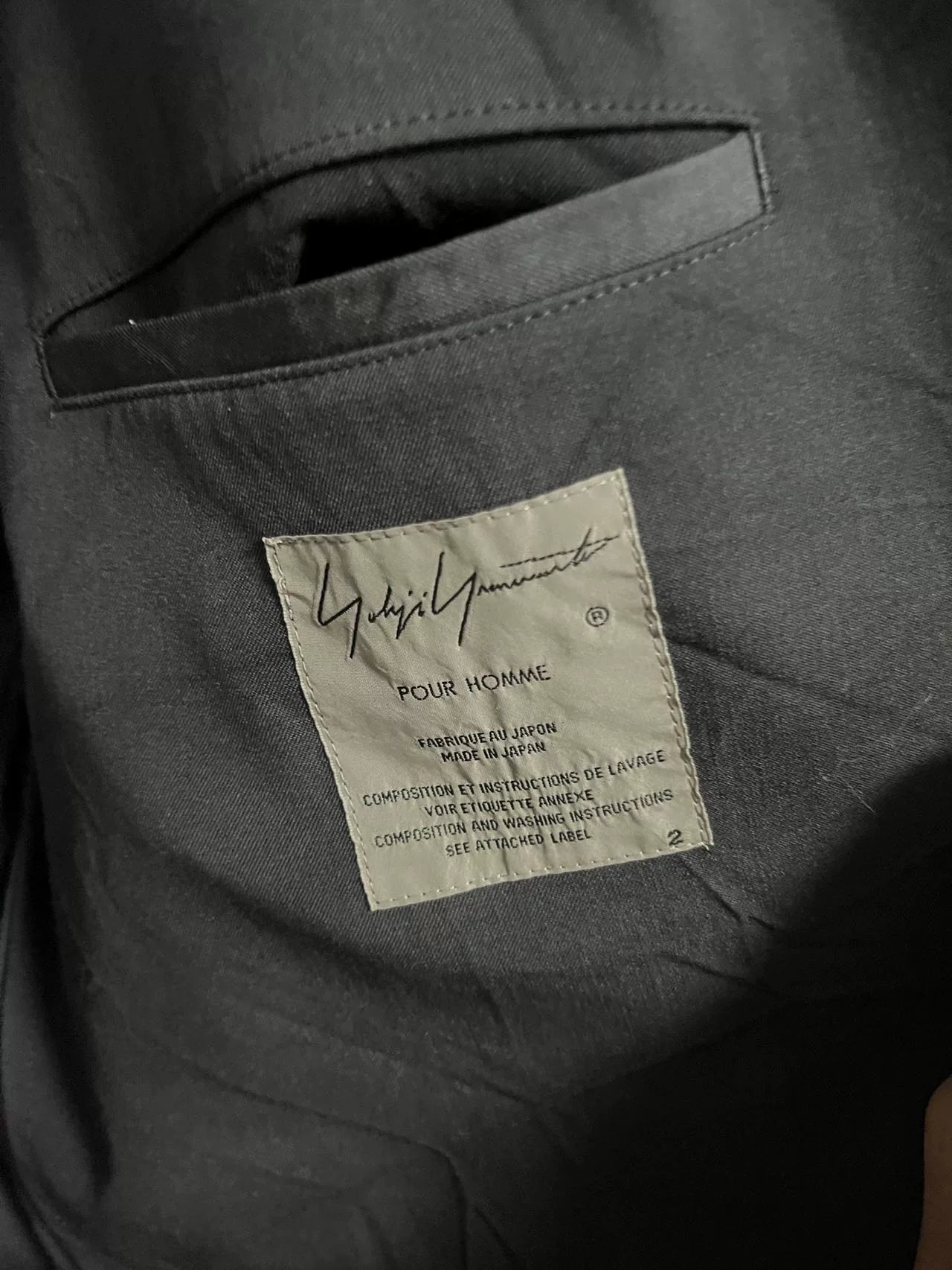 Yohji Yamamoto Double Layered Coat