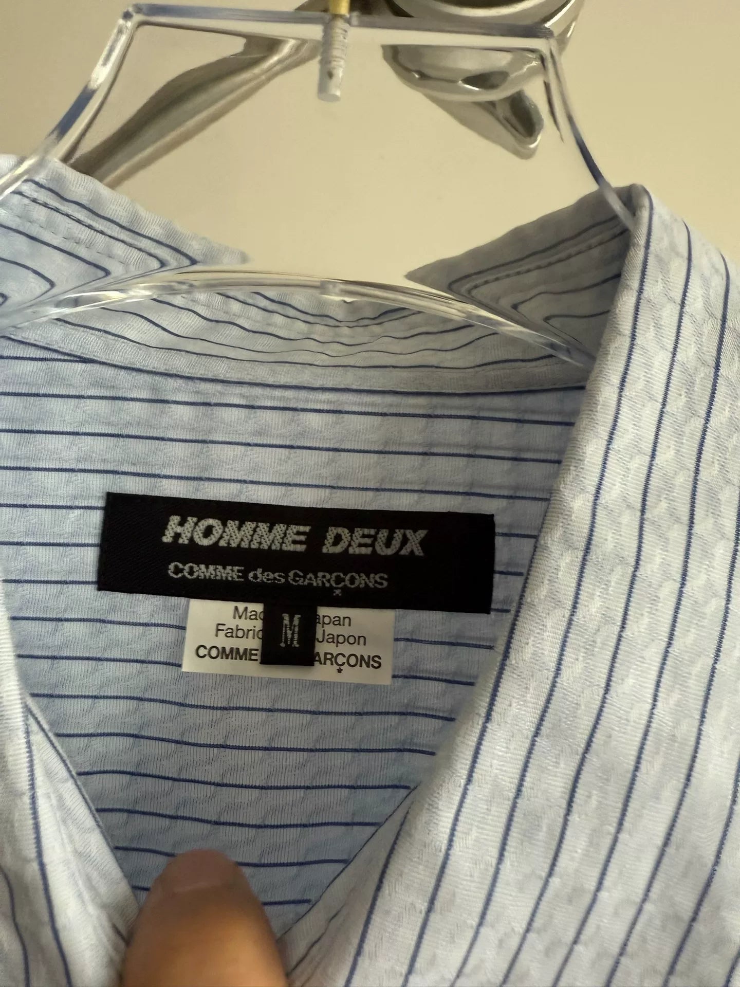 Comme des Garçons Homme Deus Striped Shirt