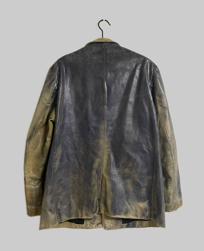 Yohji Yamamoto Vintage Distressed Leather Jacket
