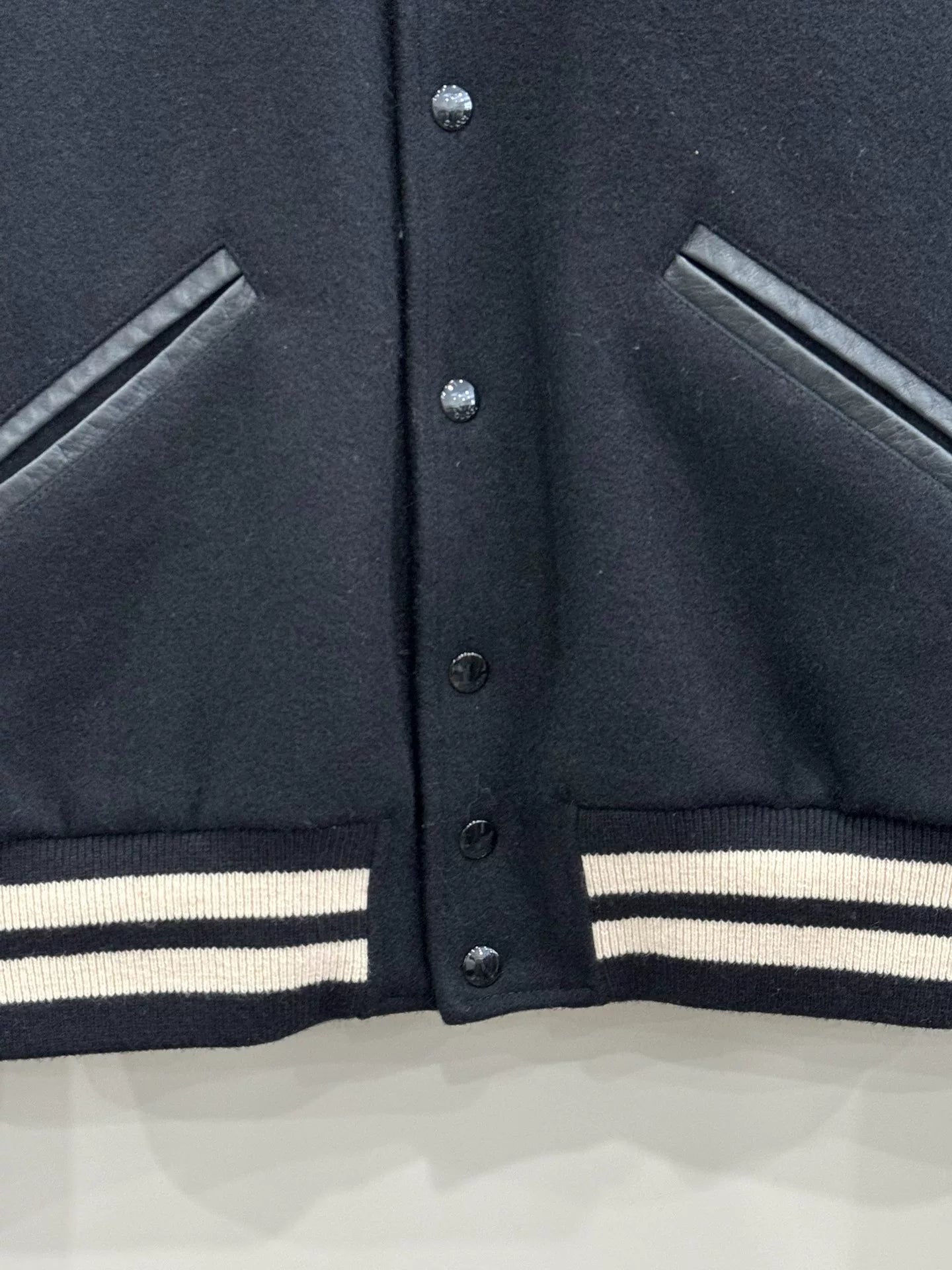 gucci wool leather bomber jacket size 50