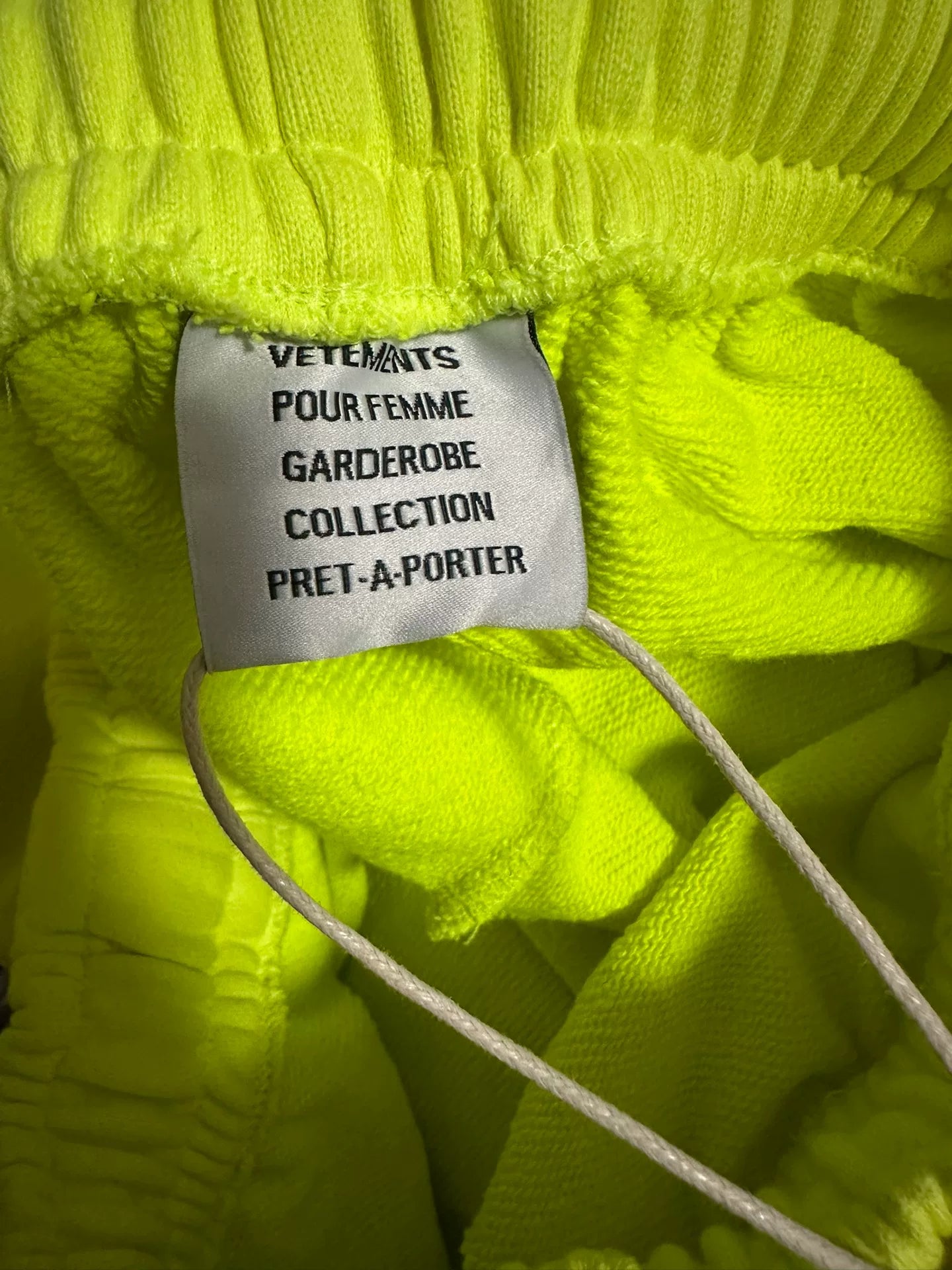 neon green baggy sports pants