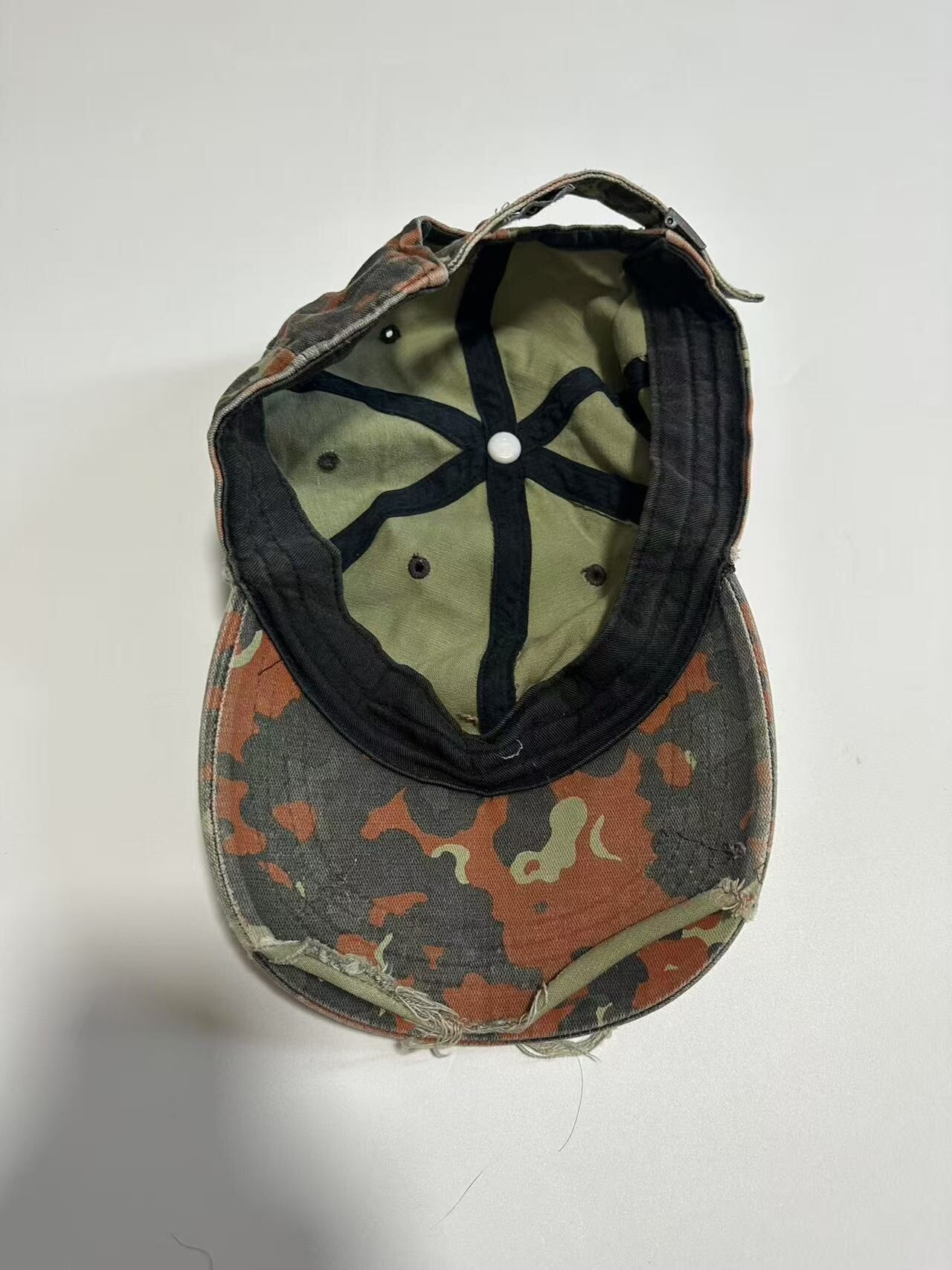 camouflage double layer cap