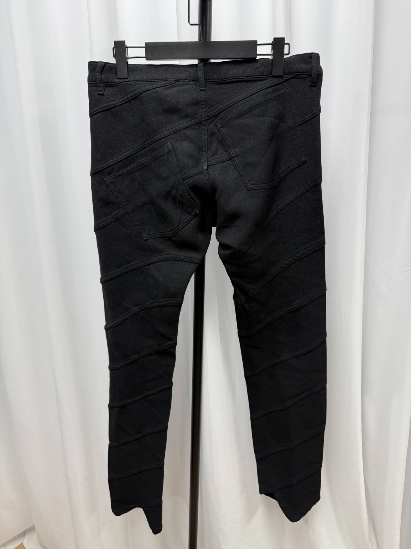 comme des garcons homme plus black pants