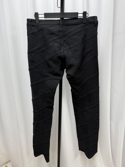 comme des garcons homme plus black pants