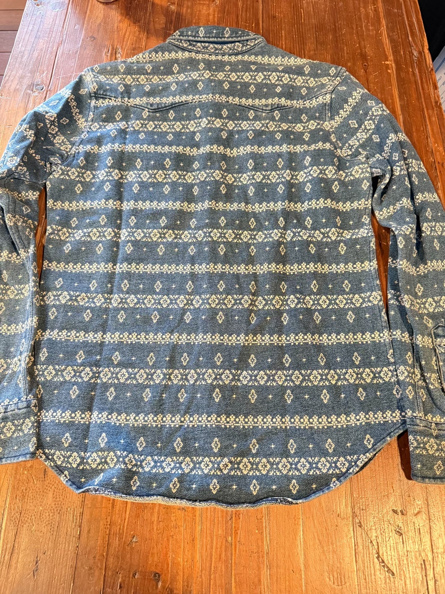 RRL Ralph Lauren Patchwork Shirt S