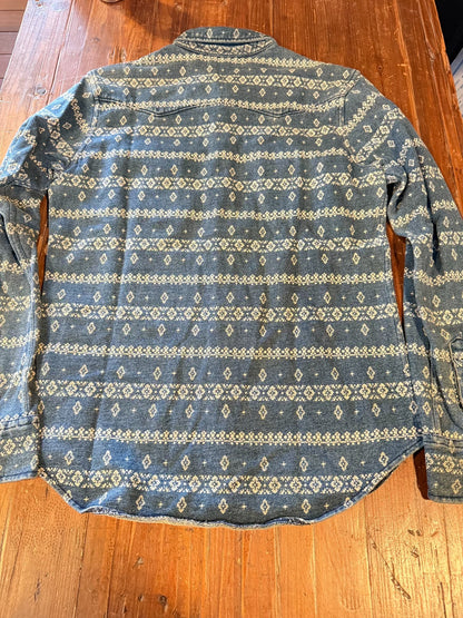 RRL Ralph Lauren Patchwork Shirt S