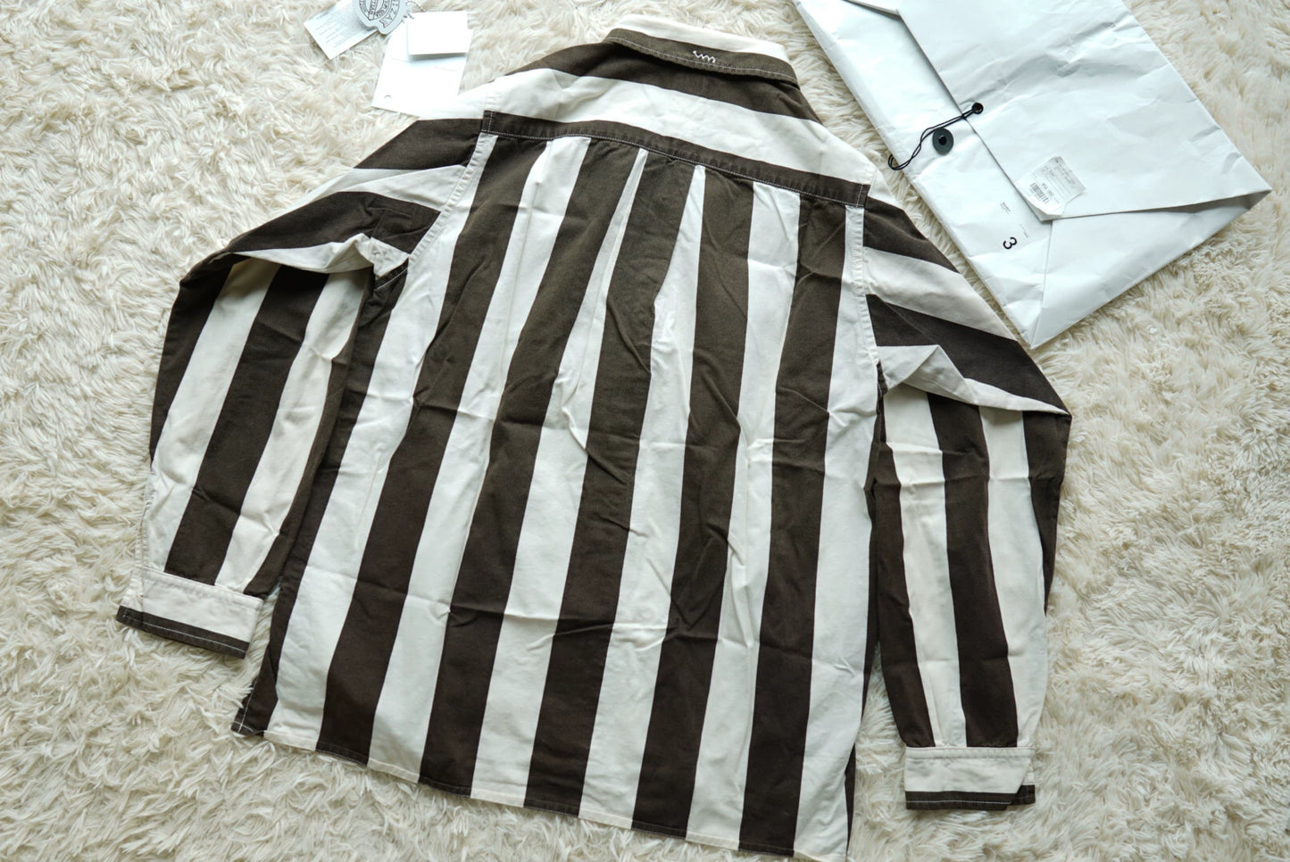 visvim cecile striped shirt