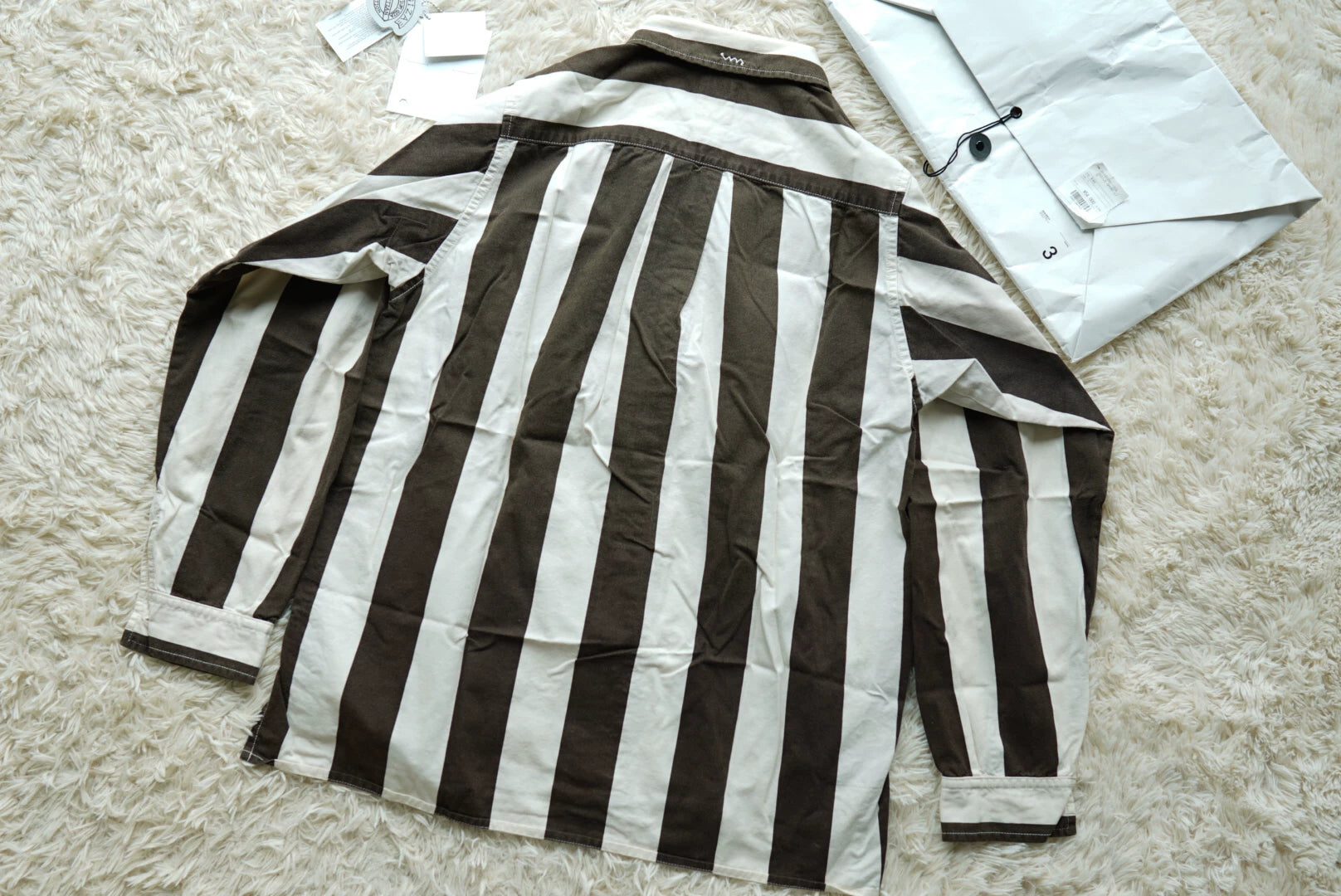 visvim cecile striped shirt