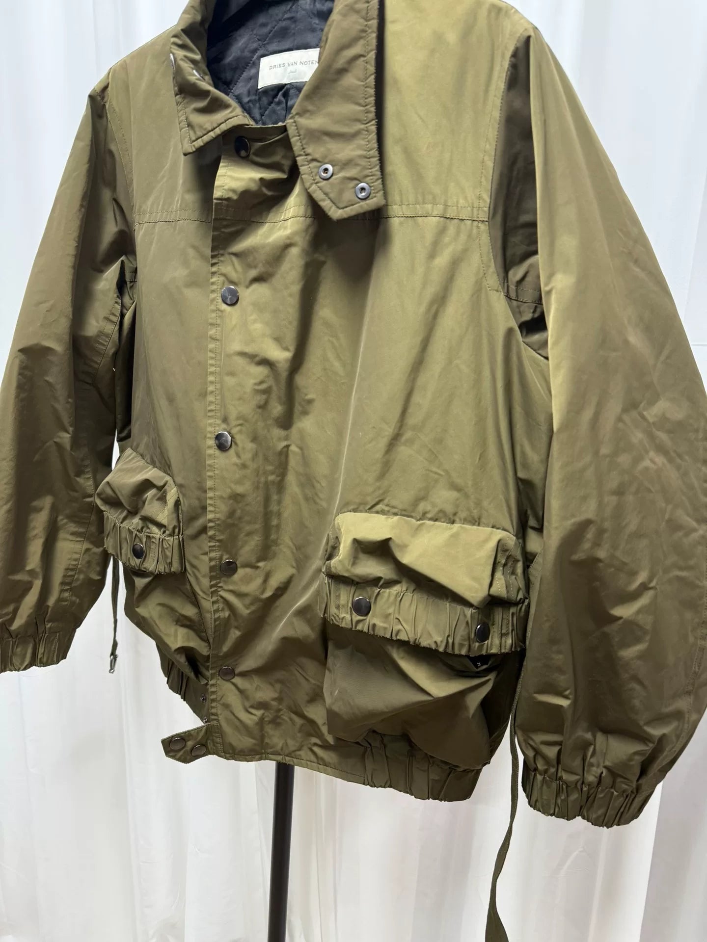 drapes van noten loose pocket jacket