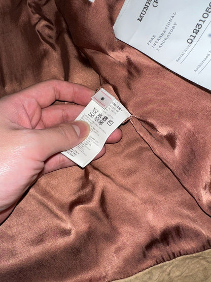 visvim munro sheepskin leather jacket