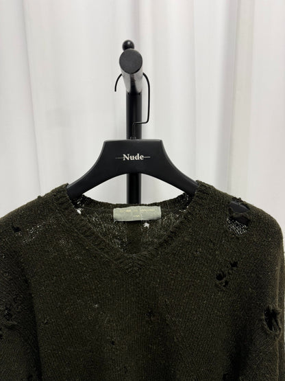 Comme des Garcons Homme 90s Distressed Sweater
