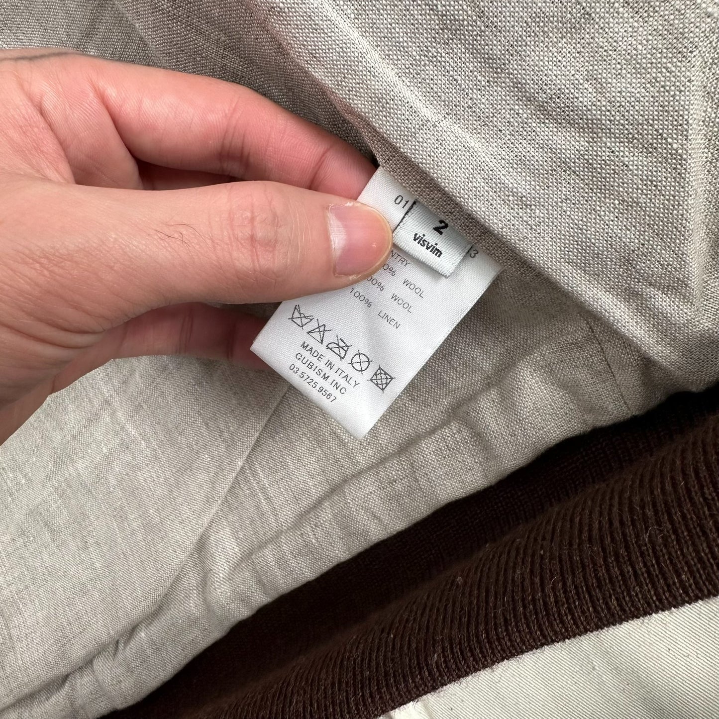 visvim elmendorf leather jacket in burgundy