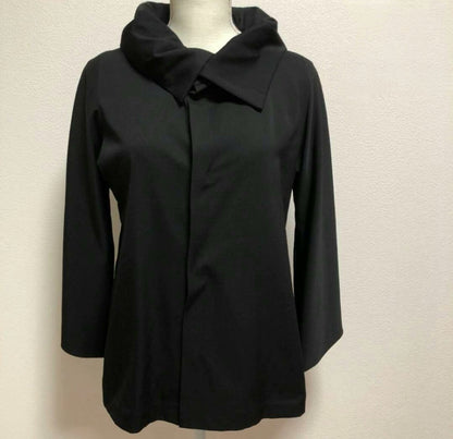 Black Hooded Jacket by Yohji Yamamoto