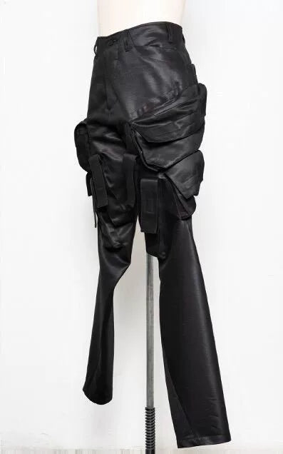 Julius_7 Utility Pants in Black