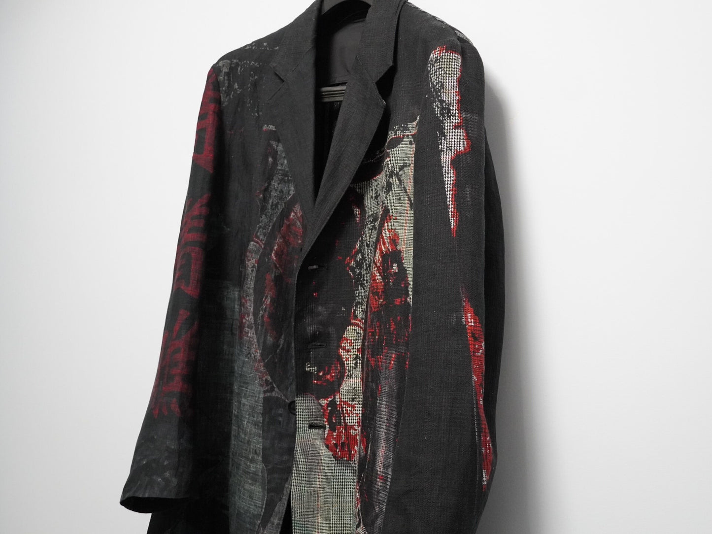 yohji yamamoto 2021ss jacket with deep slits