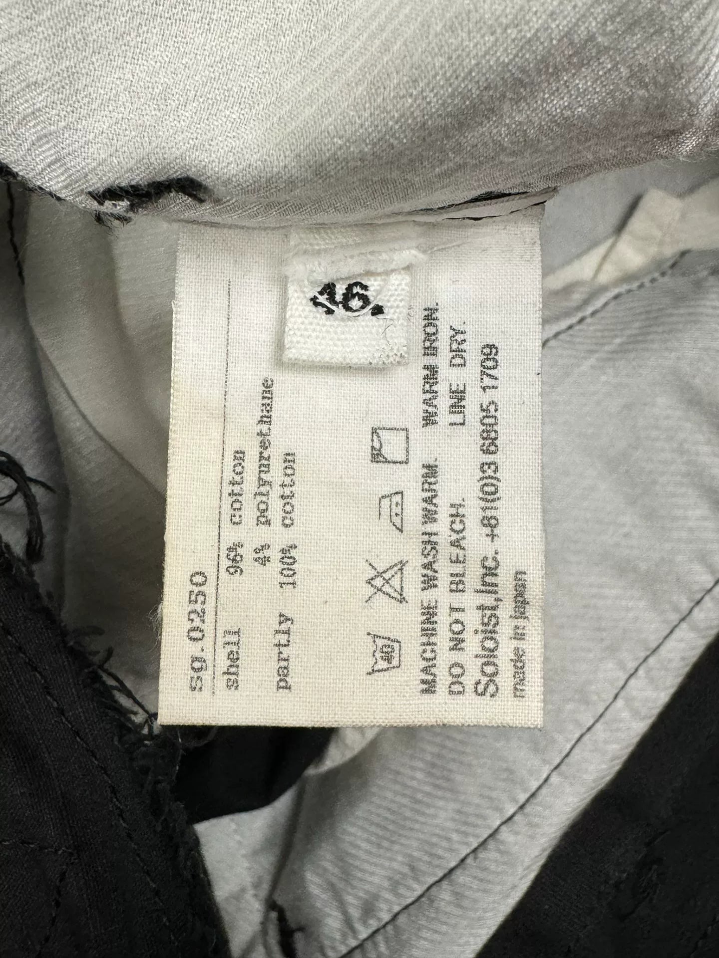 stylish soloist cargo pants in black