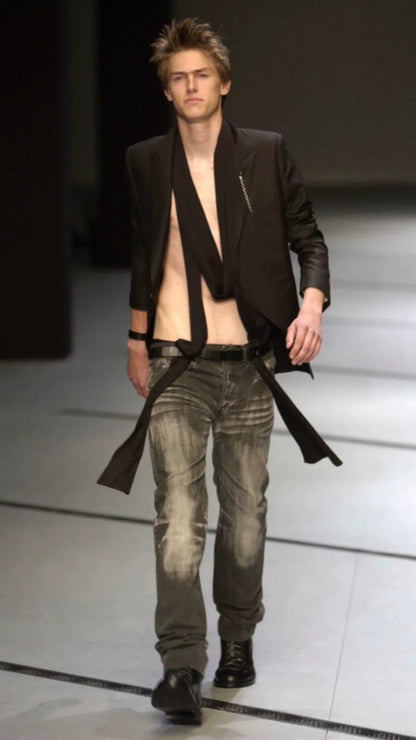 Dior Homme SS 2003 Black Denim Pants
