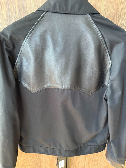 Saint Laurent Black Lambskin Leather Jacket