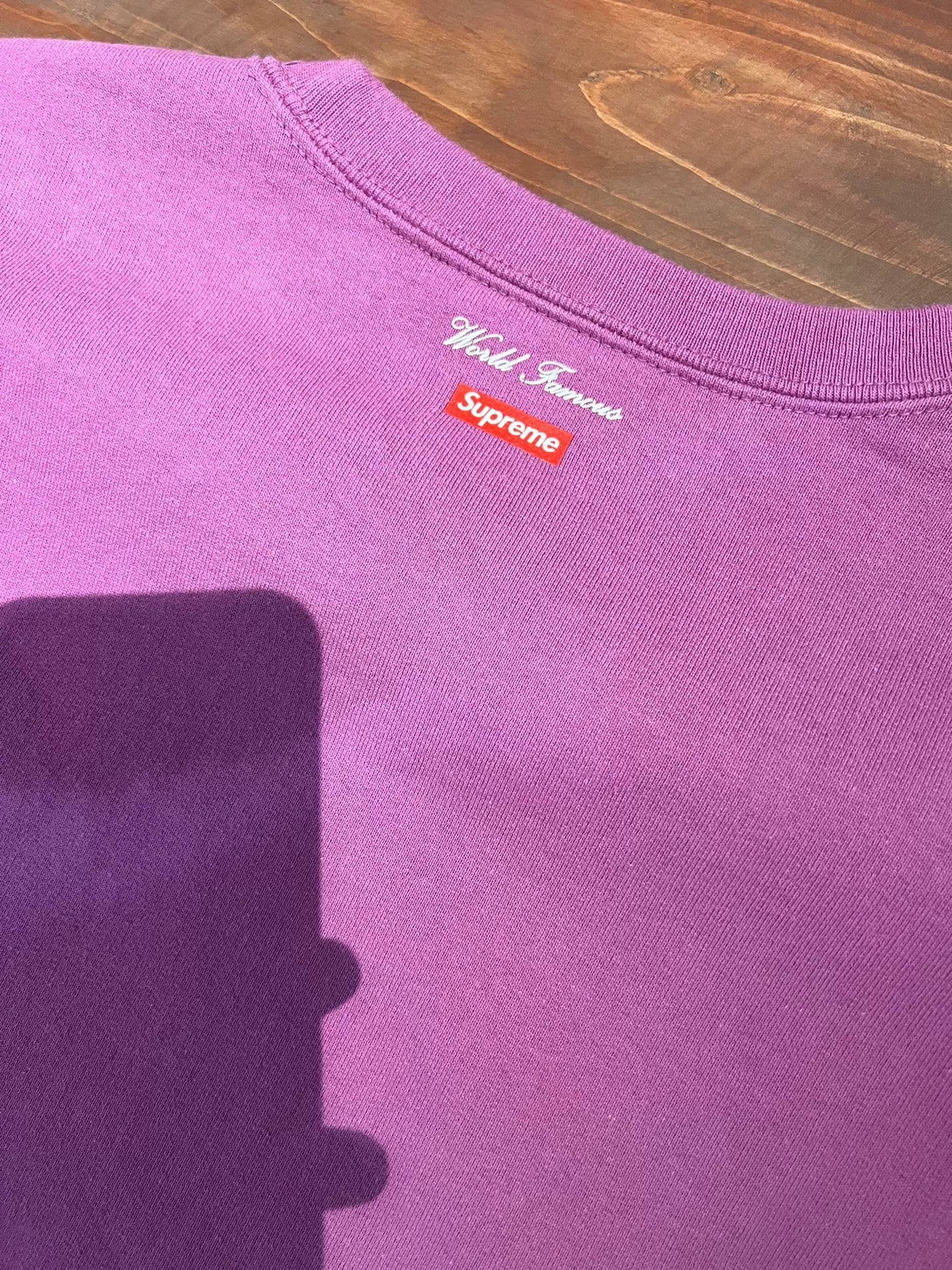 supreme 20fw aerial crewneck sweatshirt purple