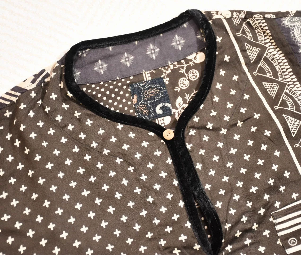 Visvim ICT Tunic P.O. Mud-Dye Paisley