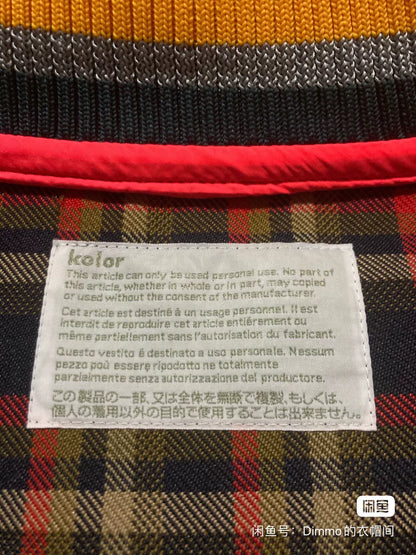 Kolor 20SS Plaid ICE Print Jacket