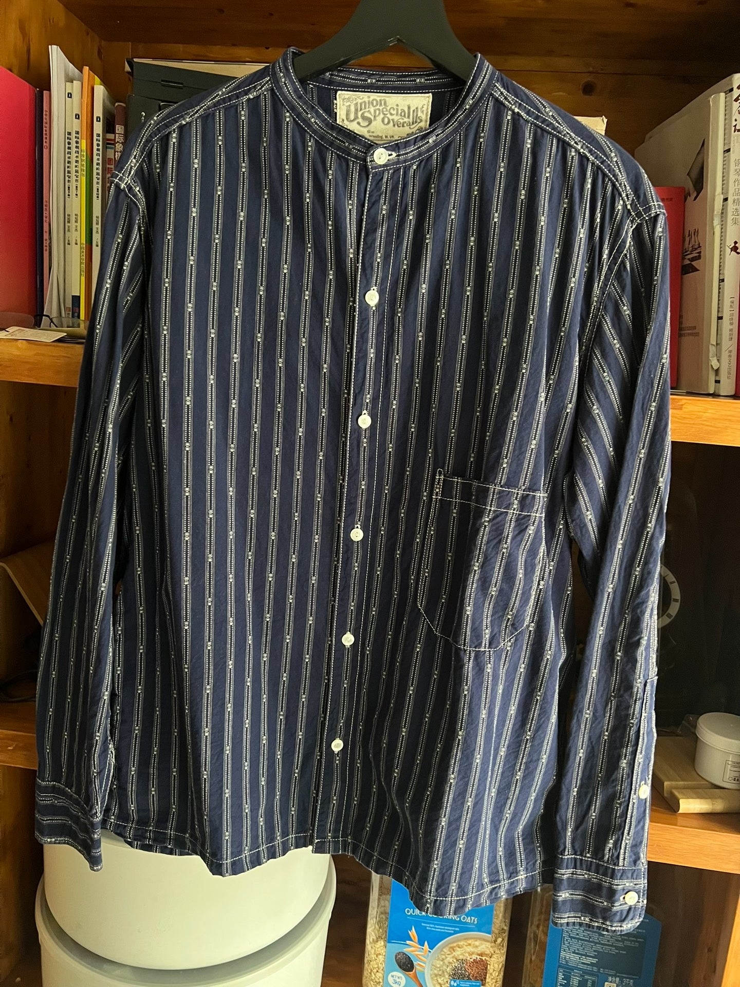 Freewheelers Vintage Indigo Stripe Shirt