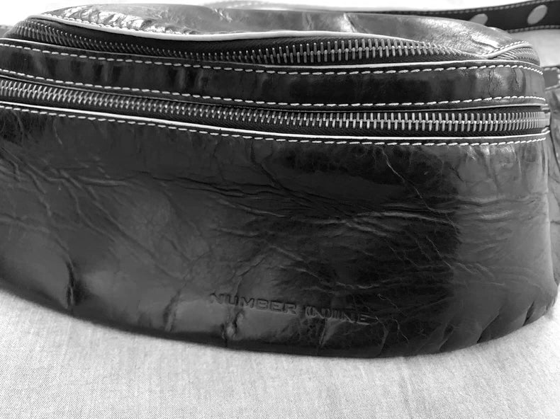 Number Nine Leather Snap Shoulder Crossbody