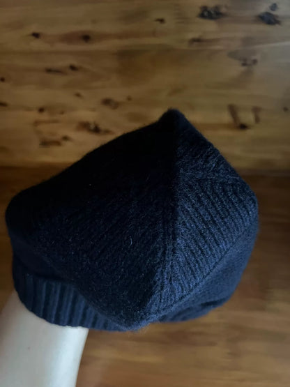 RRL Double RL Dark Blue Goat Wool Beanie