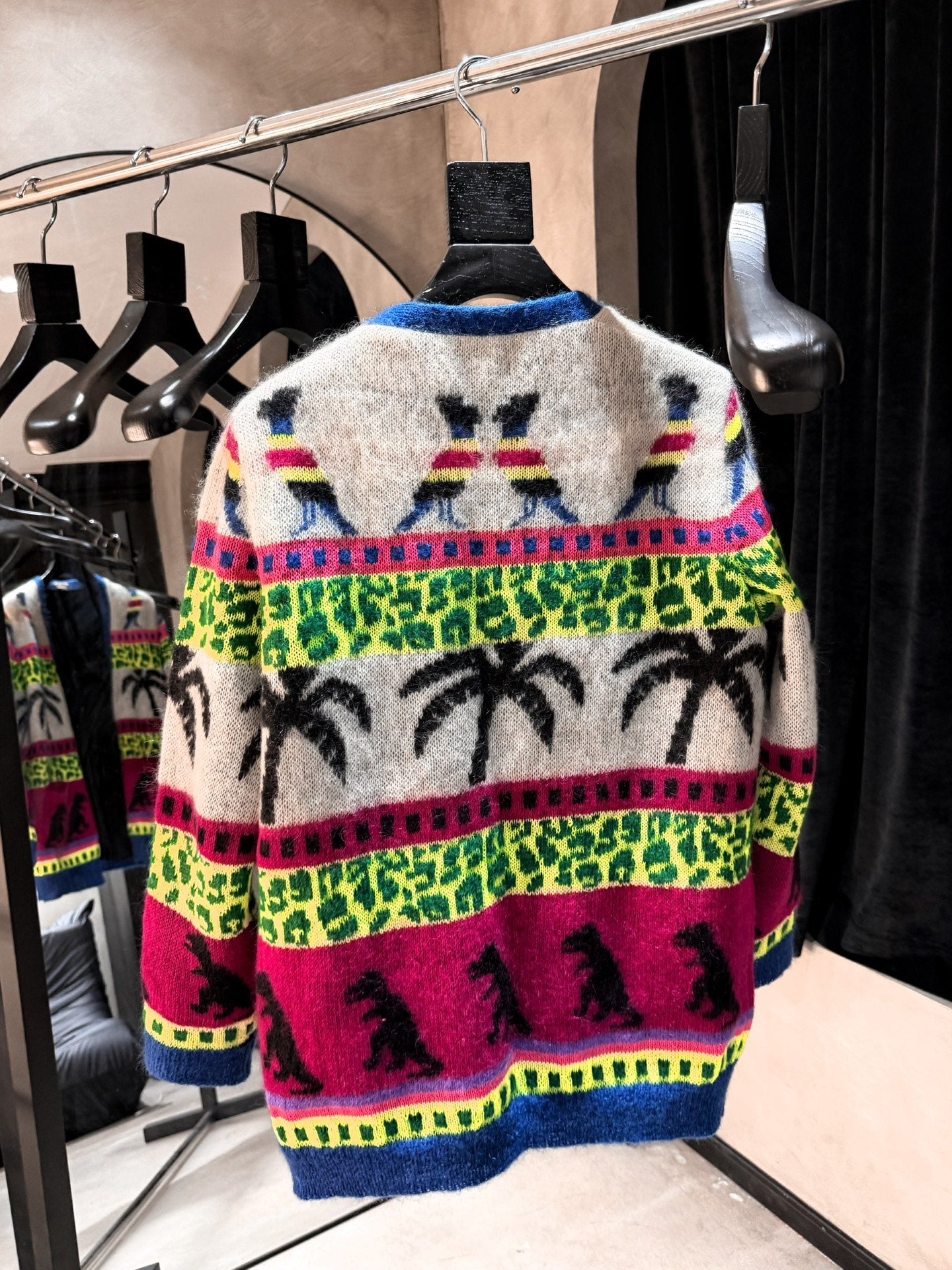 Saint Laurent GD Palm Tree Cardigan