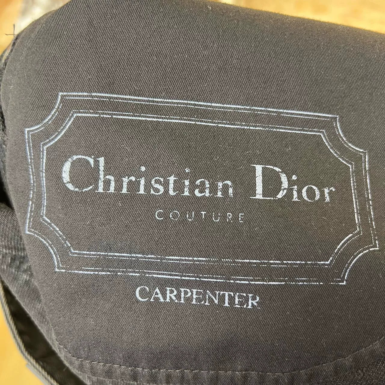 dior black washed cargo jeans size 52