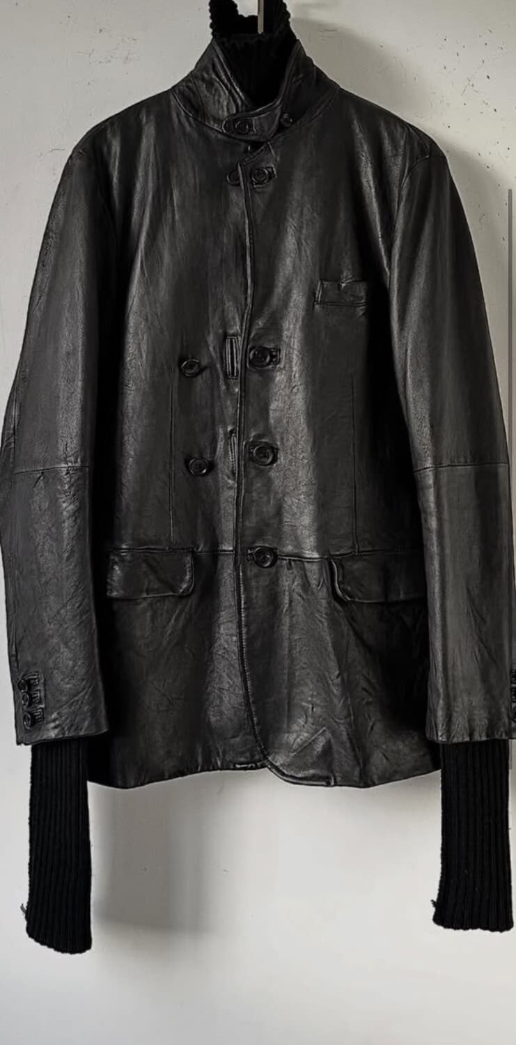 Yohji Yamamoto Pour Homme Runway Leather Jacket