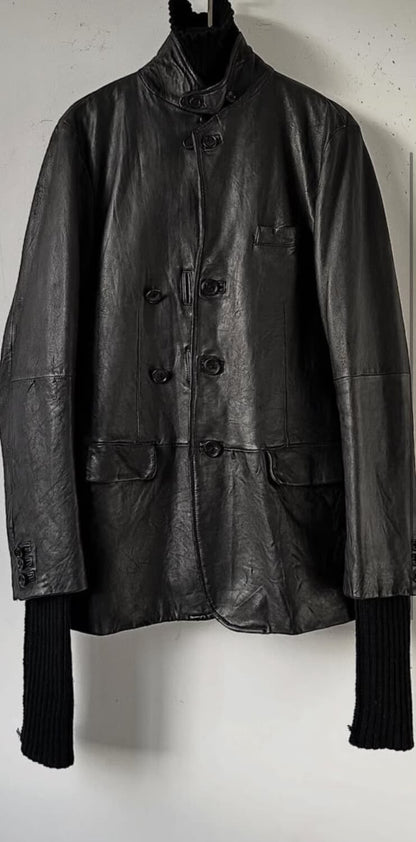 Yohji Yamamoto Pour Homme Runway Leather Jacket