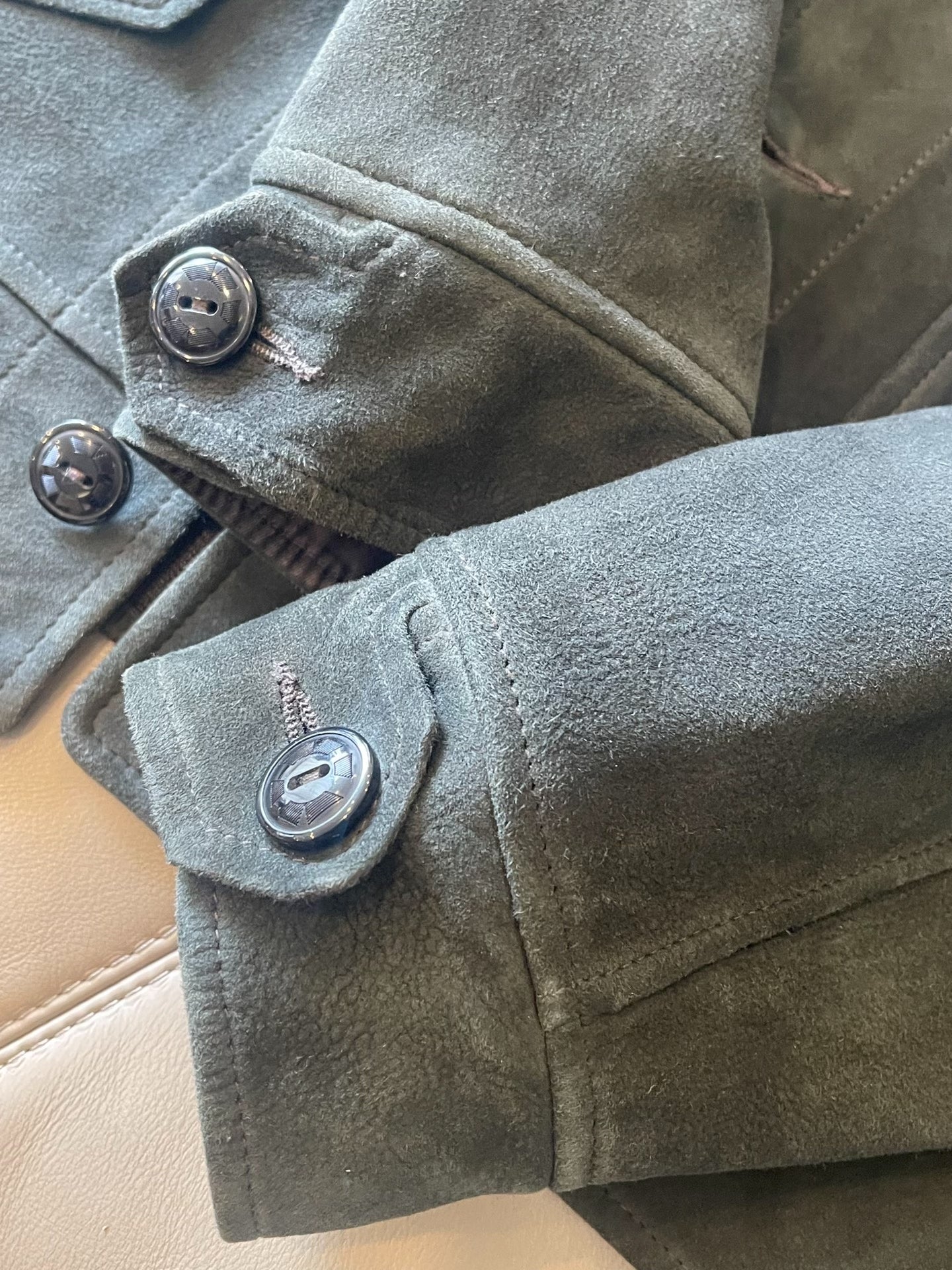 RRL Ralph Lauren Suede Leather Pilot Jacket