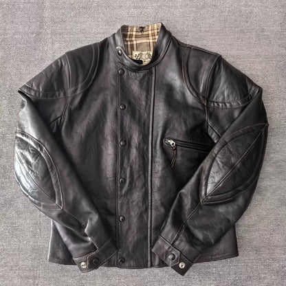 Toys McCoy Black Leather Racing Jacket