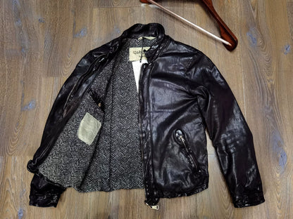 Giorgio Brato Leather Jacket Size 48