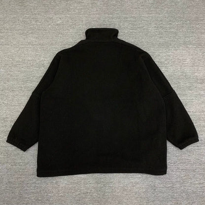 black logo wool blend jacket by balenciaga