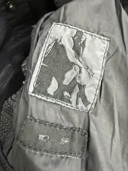 Rick Owens Mesh Leather Panel Jacket M