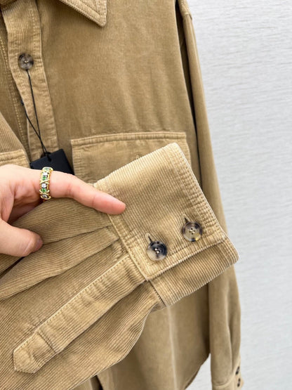 Saint Laurent 25FW Corduroy Shirt Jacket