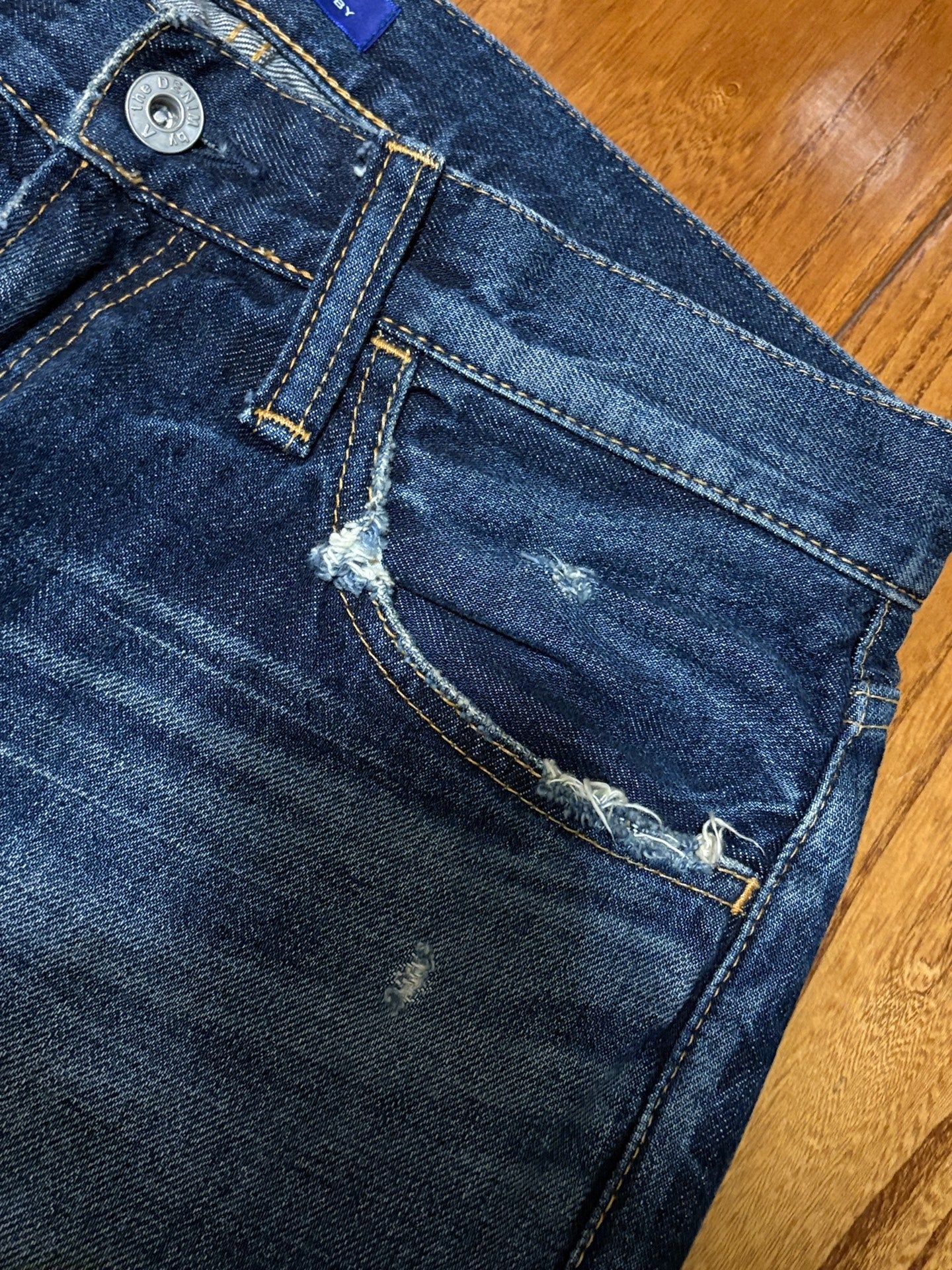 Vanquish & Fragment Heavy Washed Jeans