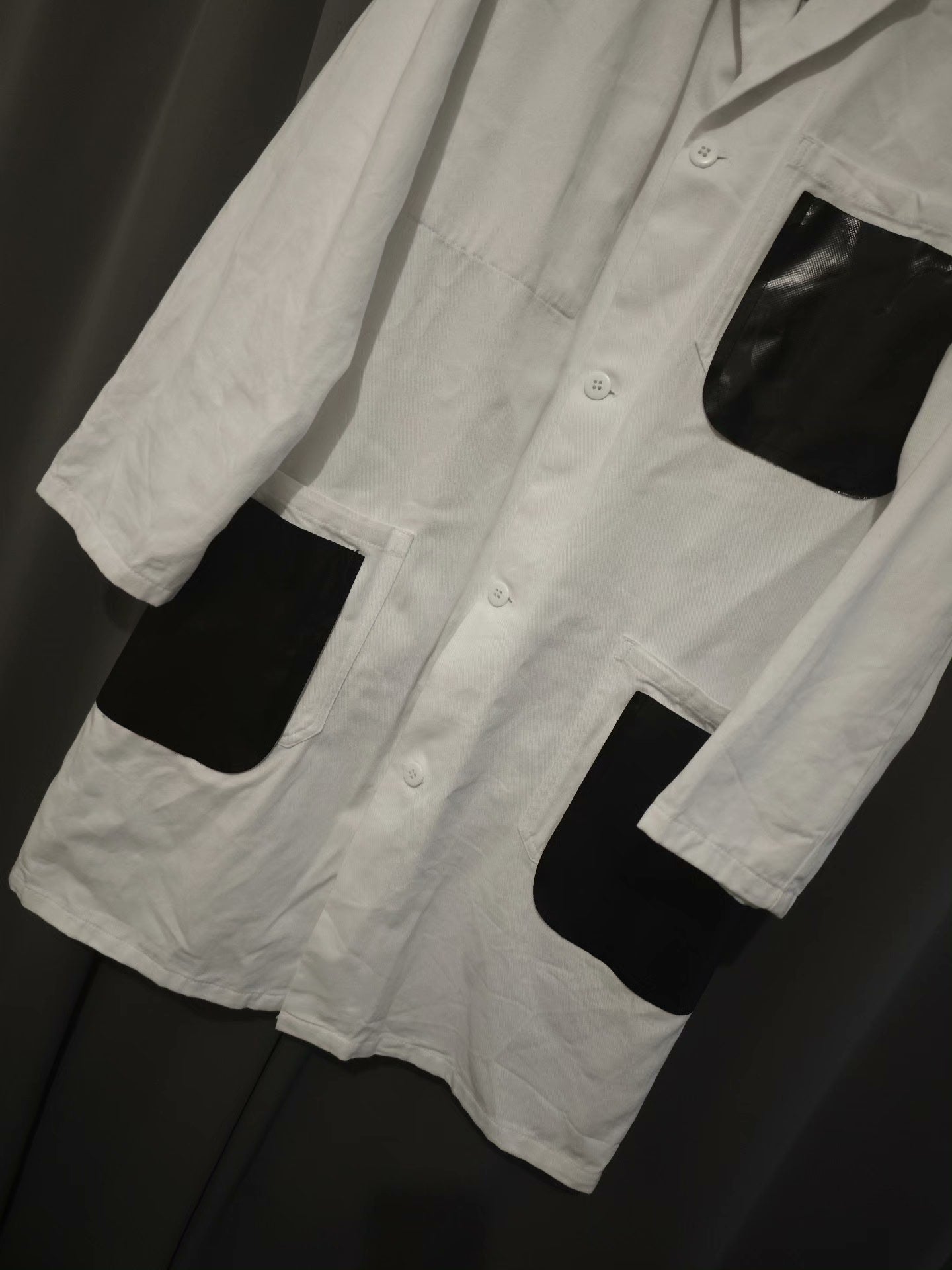 Comme des Garçons CDG Patchwork Mid-Length Trench