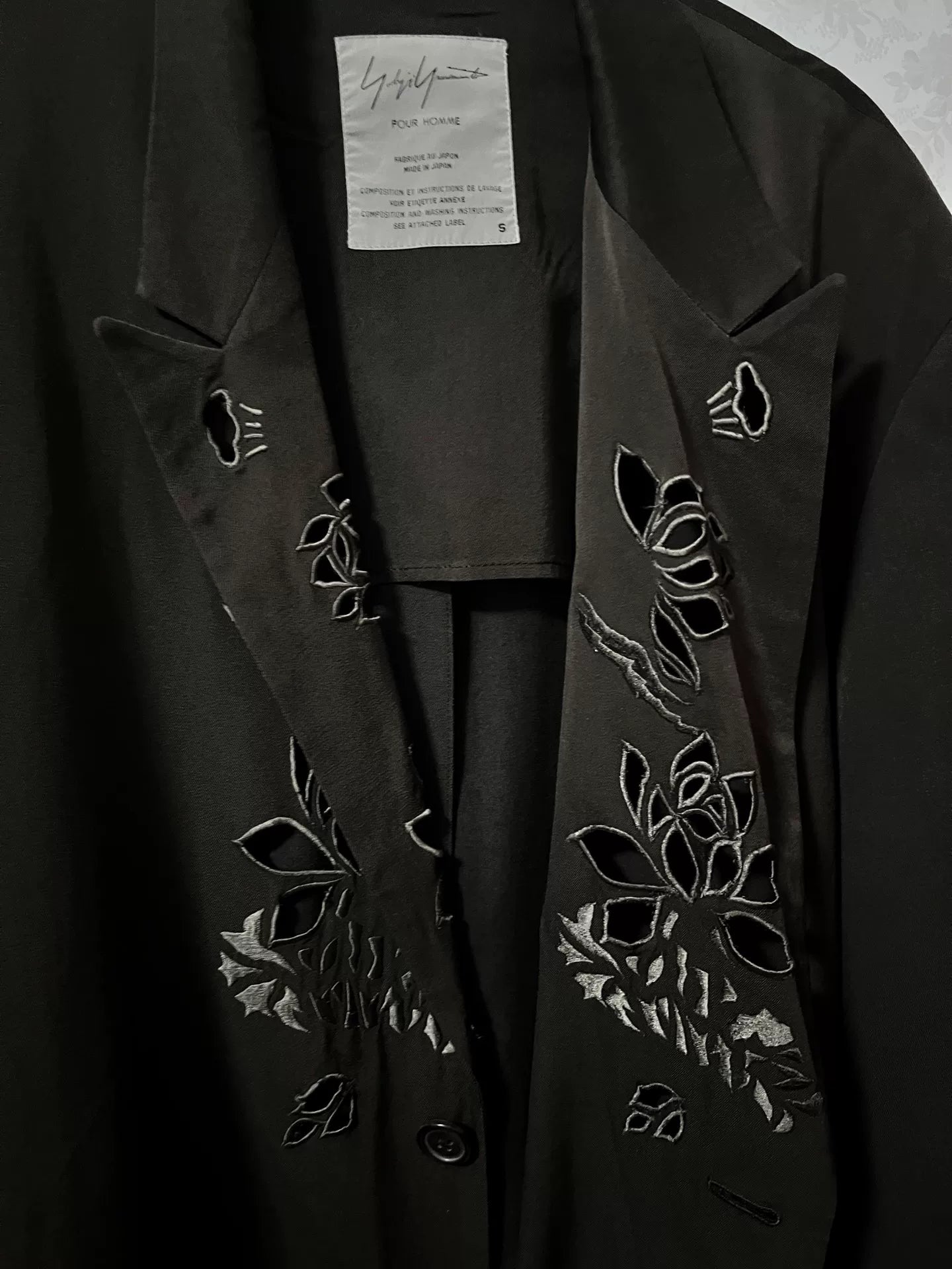 Yohji Yamamoto 96SS Floral Jacket