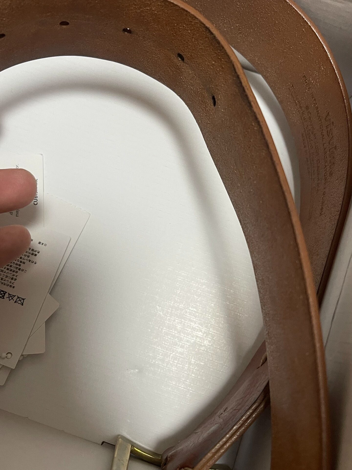 VISVIM 24AW Plain Belt 45mm