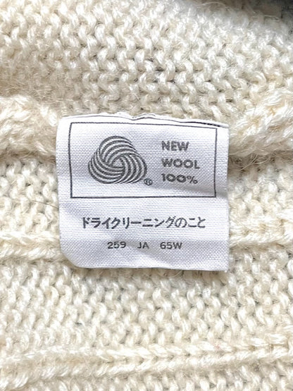 Polo Ralph Lauren Cream Striped V-neck Sweater
