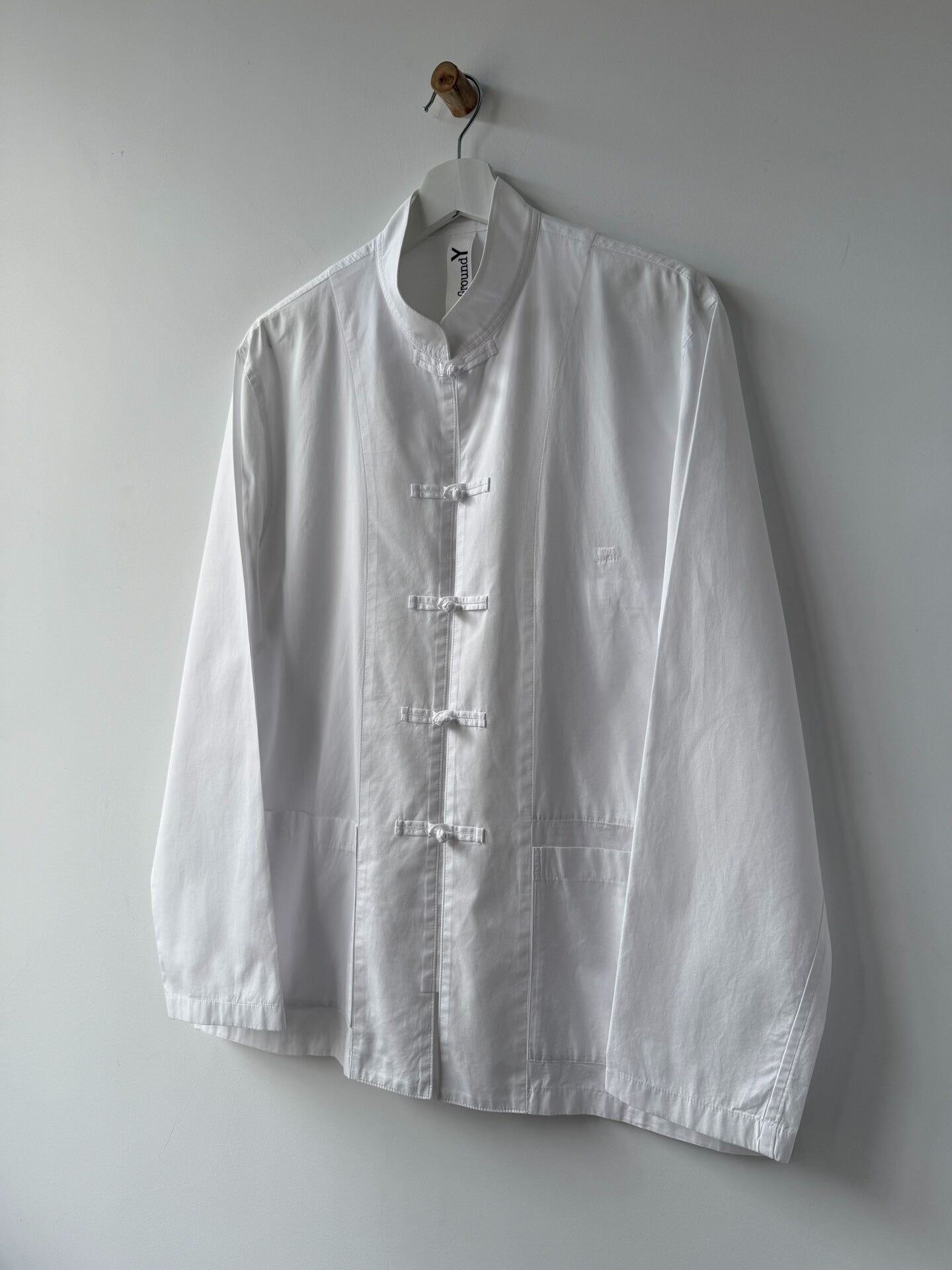 Yohji Yamamoto White Button-Up Shirt