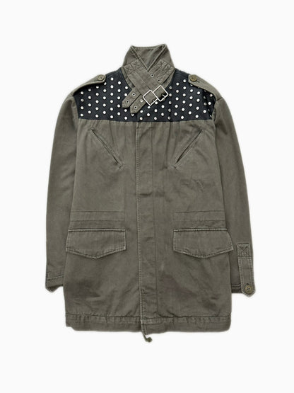 Saint Laurent 2014 Olive Military Jacket