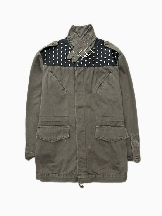 Saint Laurent 2014 Olive Military Jacket