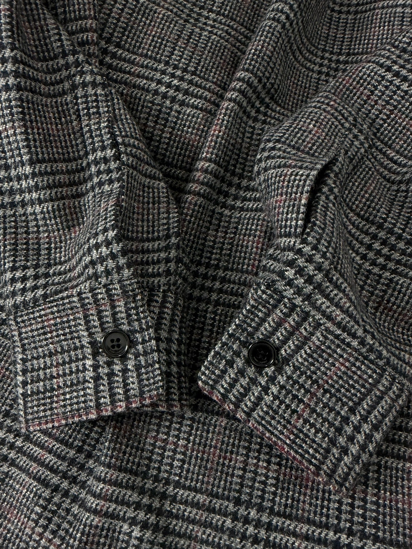 Saint Laurent 16FW Check Wool Overshirt