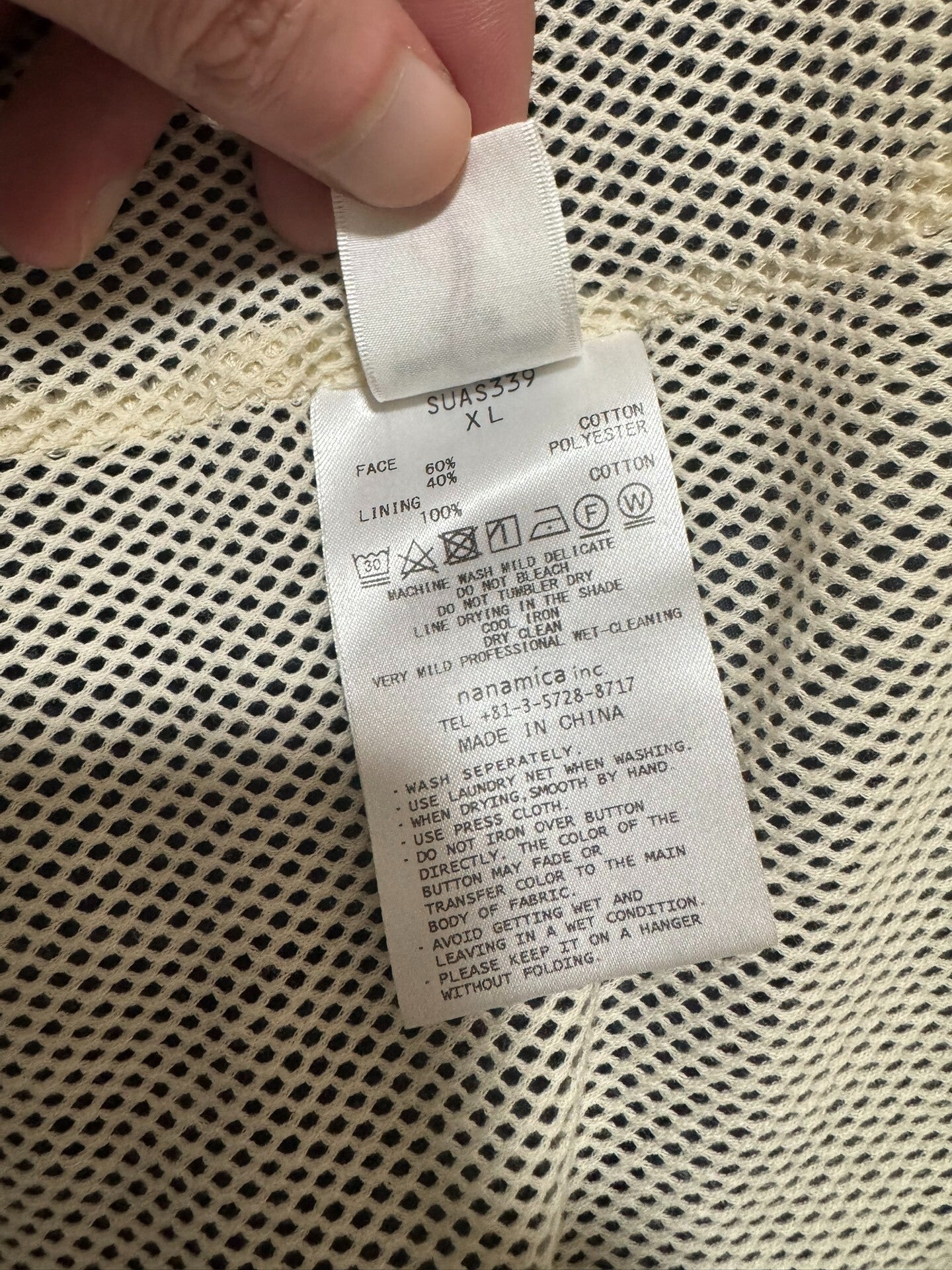 nanamica 23SS Band Collar Jacket