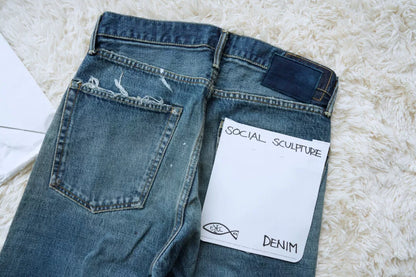 VISVIM Distressed Blue Jeans