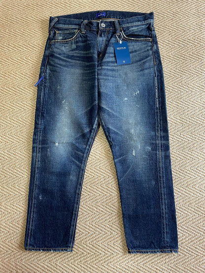 denim by vanquish & fragment cropped jeans